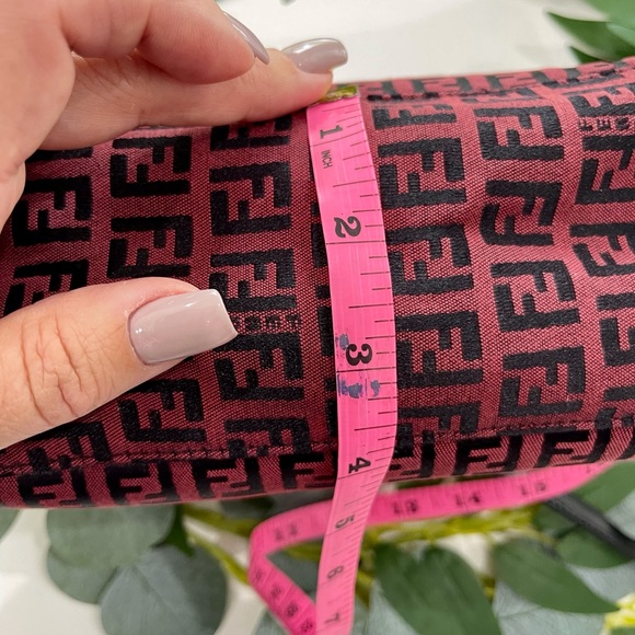 Authentic Fendi Zucchino monogram Handbag - Picture 6 of 6